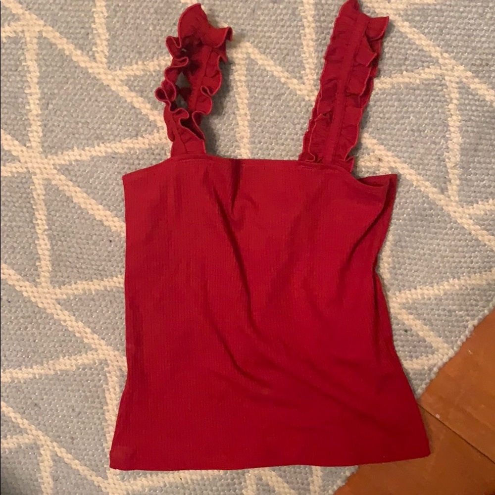 Intermix Ivy Ruffle Tank - Picture 3 of 4